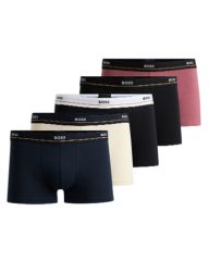 Boss Hugo 5-pack Boxer Trunk Cotton Stretch Str. L