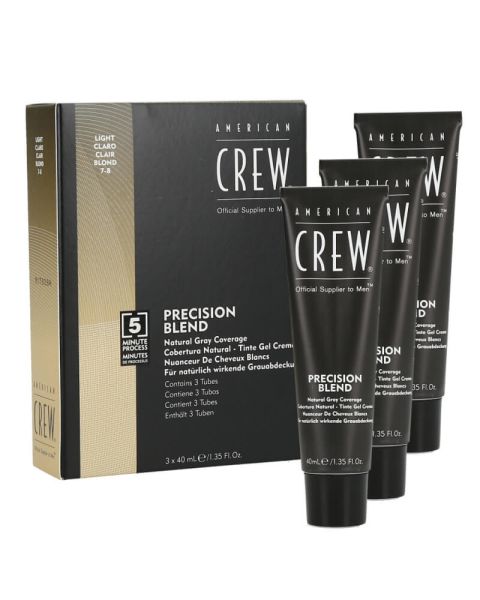 American Crew Precision Blend - Light 7-8 3x40ml