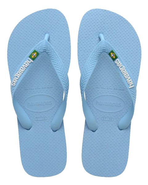 Havaianas Brasil Logo - Blå Lavendel/Hvid - Str. 37/38 Havaianas Brasil Logo - Blå Lavendel/Hvid - Str. 37/38