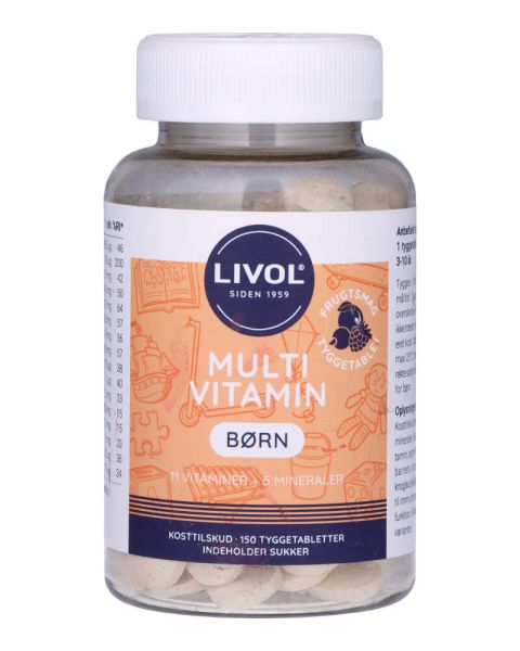 Livol Multivitamin Børn Frugtsmag Livol Multivitamin Børn Frugtsmag