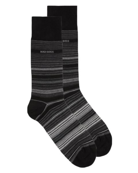 Boss Hugo Boss strømper egyptisk bomuld str. 39-42 - Multi stripe