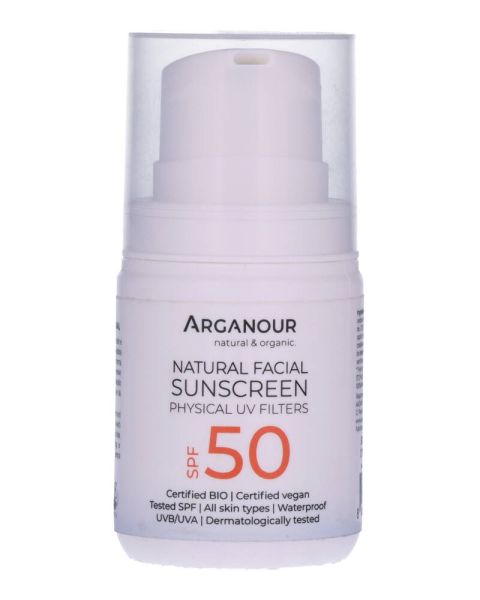Arganour Natural & Organic Facial Sunscreen SPF 50