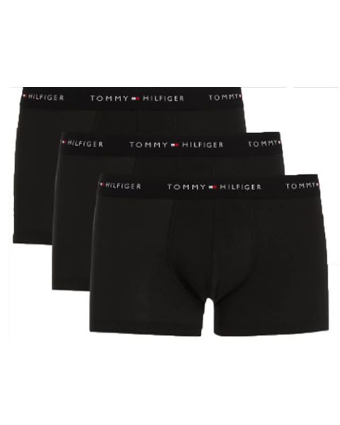 Tommy Hilfiger Everyday Essentials Trunks 3-Pack Black Str. S