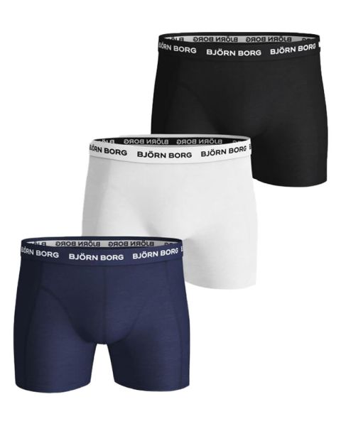 Björn Borg Essential 3-pack Cotton Stretch Shorts - Str. XXL