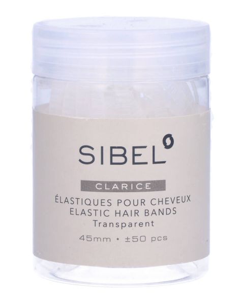 Sibel Clarice Elastic Hair Bands Transparent Art. P005199 Sibel Clarice Elastic Hair Bands Transparent Art. P005199