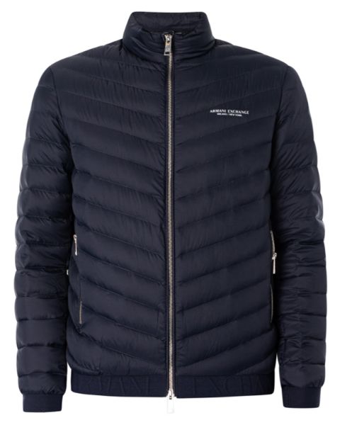 Armani Exchange Down Jacket Navy/Melange Grey L