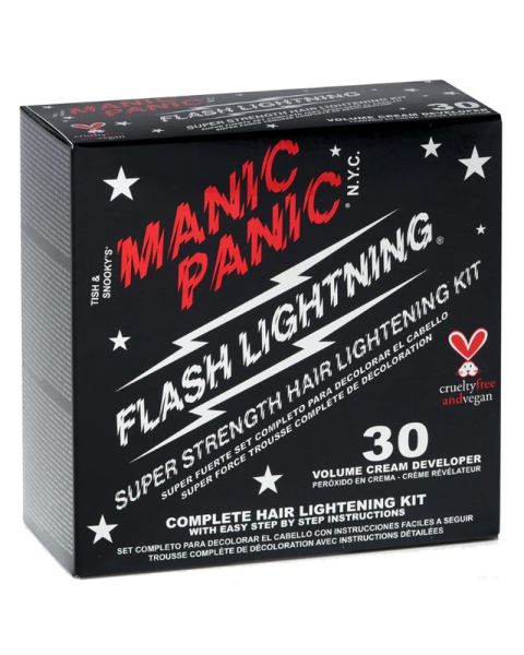 Manic Panic Flash Lightning Bleach Kit 30VOL 9% Cream Developer