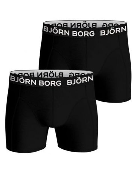 Björn Borg Bamboo Cotton Blend Boxer 2-pack Black Str. S