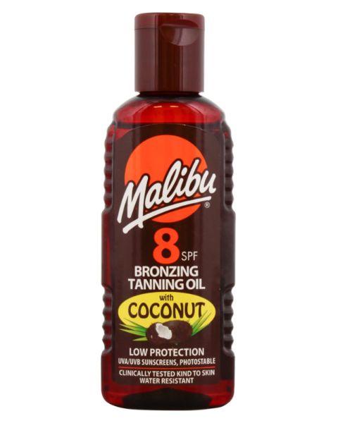 Malibu Bronzing Tanning Oil with Coconut SPF 8