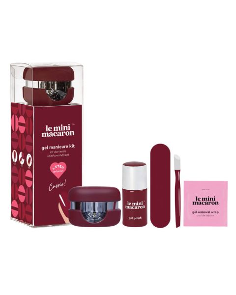 Le Mini Macaron Gel Manicure Kit Cassis