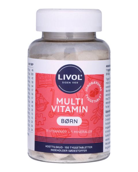 Livol Multivitamin Børn Jordbærsmag