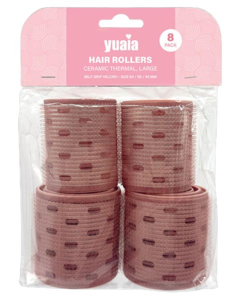 Yuaia Hair Rollers Cermaic Thermal Large Size 60/50/40 mm
