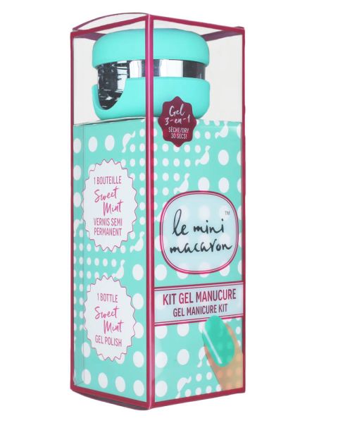 Le Mini Macaron Gel Manicure Kit Sweet Mint (U)