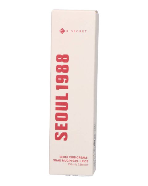 K-Secret Seoul 1988 Cream: Snail Mucin 93% + Rice
