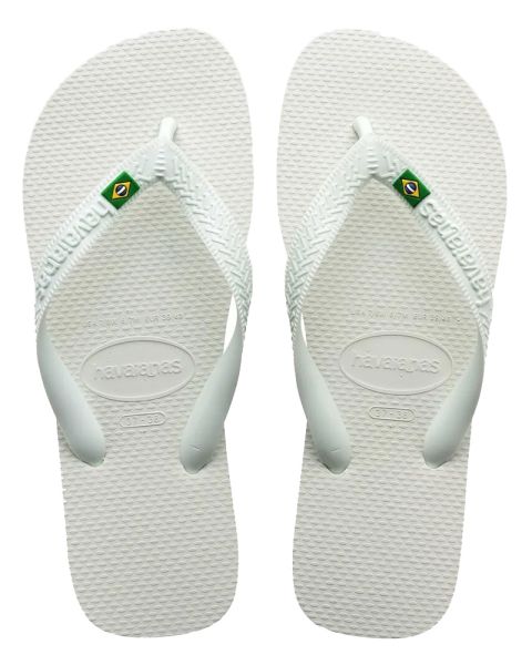 Havaianas Brasil Logo - Hvid - Str. 37/38